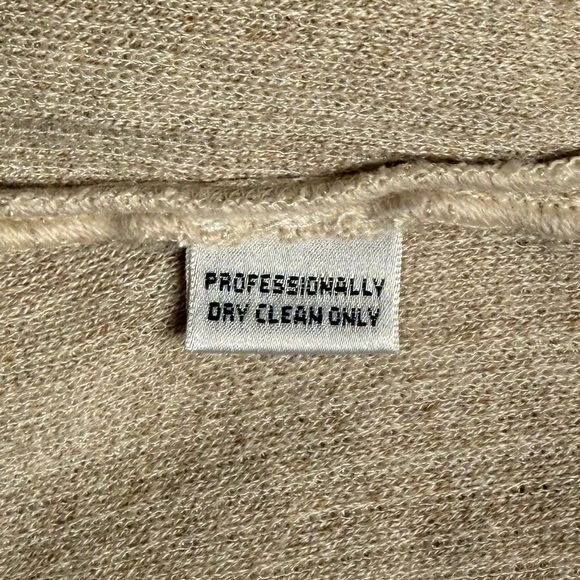 St John Collection Knit Wide Leg Pants 6 Beige Soft Luxury Lounge Old Money - Picture 7 of 9